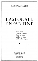 Pastorale Enfantine Op.12 Transcription pour Piano & Violon ou Fûte