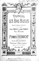 François les Bas Bleus, in L'Accordéon 4ème volume n° 6