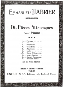 Idylle :  N°1 in Suite Pastorale (Extraite des Dix Pièces Pittoresques)