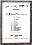 Scherzo-Valse :  N°4 in Suite Pastorale (Extraite des Dix Pièces Pittoresques)