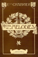 Recueil de Mélodies (Edition pour Voix Graves) épuisé